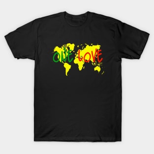ONE LOVE GLOBAL RASTA T-Shirt